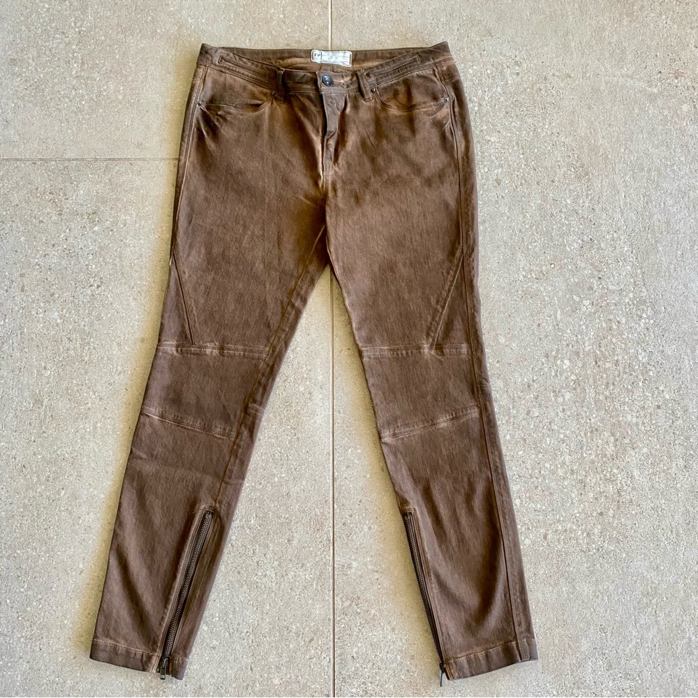 FREE PEOPLE LOW RISE STRETCH SKINNY JEANS